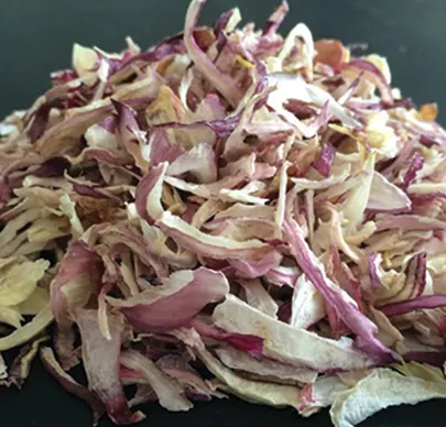 Dehydrated onion and garlic product
